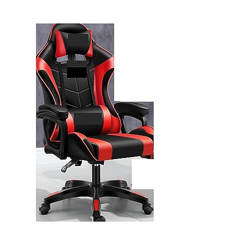LIUNJHUY Managerstühle, Computerstuhl, Gaming-Stuhl, Möbel, leuchtender Bürostuhl, ergonomischer Drehstuhl, Heim-Gamer-Stuhl, Stuhl (Farbe: Rot) Interesting von LIUNJHUY