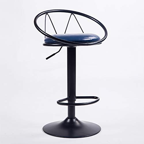 LIUNJHUY Retro-Design Sessellift Eisenkunst PU-Leder LOFT schöner Barhocker Sessel (Farbe: A2) Interesting von LIUNJHUY