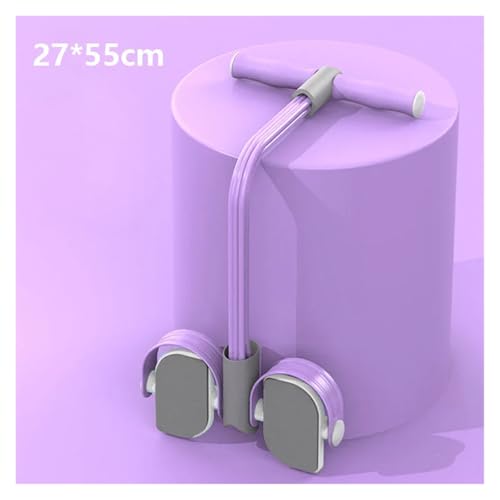 LIUPOCVRE Multifunktions-Pedal-Widerstandsband, elastisches Zug-Yoga-Spannseil, Naturlatex-Spannseil, Fitnessgeräte, Abnehmen-Train(Purple 6 Lines) von LIUPOCVRE