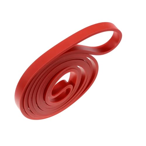 LIUPOCVRE Yoga Pilates Widerstand Band Training Stretch Bands for Körperliche Hilfs Unteren Körper Hause Stärke Elastische Übung Bands(Red) von LIUPOCVRE