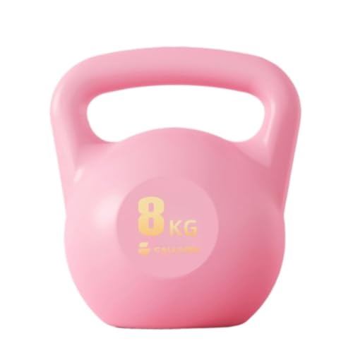 Hantel Kettlebell Damen Fitness Home Herren Hantel Training Hip Lift Kettle Professionelle Selbstfüllende Ausrüstung Dumbell(Pink,4kg) von LIUZUO