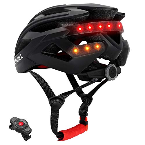 Livall BH60SEPLUS 2018 Smart-Bike-Bluetooth-Helm mit kabelloser Lenkerfernbedienung, Schwarz von LIVALL