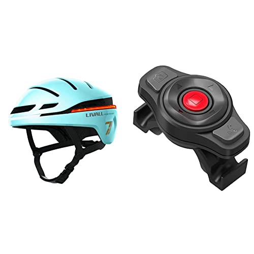 LIVALL Evo21 Fahrradhelm, Mint, M 54-58 cm & Unisex – Erwachsene BR80 Fernbedienung, schwarz, Einheitsgröße LIVALL Evo21 Fahrradhelm, Mint, M 54-58 cm & Unisex – Erwachsene BR80 Fernbedienung, schwarz, Einheitsgröße von LIVALL