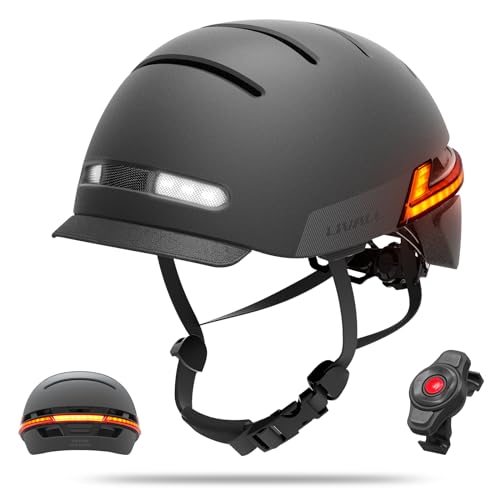 LIVALL BH51M Bluetooth Smart Fahrradhelm Erwachsenenhelm mit Auto-Sensor, LED-Blinker-Rücklichtern, eingebauten Mikrofonlautsprechern SOS-Alarm Fahrradhelm mit Visier, für Fahrrad, Skateboard, E-Bike LIVALL BH51M Bluetooth Smart Fahrradhelm Erwachsenenhelm mit Auto-Sensor, LED-Blinker-Rücklichtern, eingebauten Mikrofonlautsprechern SOS-Alarm Fahrradhelm mit Visier, für Fahrrad, Skateboard, E-Bike von LIVALL