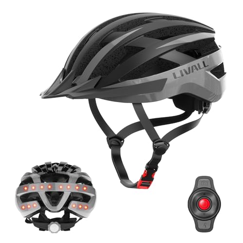 LIVALL Smart Fahrradhelm mit LED Rücklicht und Blinker, Bluetooth Fahrradhelm mit drahtloser Fernbedienung, SOS-Warnung und eingebautem Mikrofon und Lautsprecher, Herren und Damen LIVALL Smart Fahrradhelm mit LED Rücklicht und Blinker, Bluetooth Fahrradhelm mit drahtloser Fernbedienung, SOS-Warnung und eingebautem Mikrofon und Lautsprecher, Herren und Damen von LIVALL