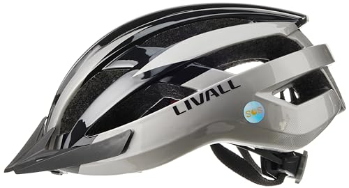 LIVALL MT1 Neo - Smarter Fahrradhelm mit LED-Lichtsystem, SOS-Alarm System, Multimedia Einheit & Freisprecheinrichtung in schwarz anthrazit Größe 58-62cm L von LIVALL