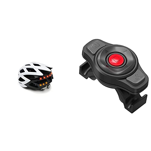 Livall Unisex – Erwachsene BH60SE Neo weiß Fahrradhelm, 55-61 & Unisex – Erwachsene BR80 Fernbedienung, schwarz, Einheitsgröße Livall Unisex – Erwachsene BH60SE Neo weiß Fahrradhelm, 55-61 & Unisex – Erwachsene BR80 Fernbedienung, schwarz, Einheitsgröße von LIVALL