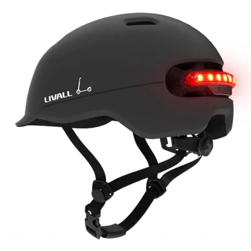 Livall Unisex – Erwachsene C20 Fahrradhelm, schwarz, 54-58 cm Livall Unisex – Erwachsene C20 Fahrradhelm, schwarz, 54-58 cm von LIVALL
