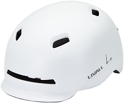 LIVALL Unisex – Erwachsene C20 Fahrradhelm, Weiß, 54-58cm von LIVALL