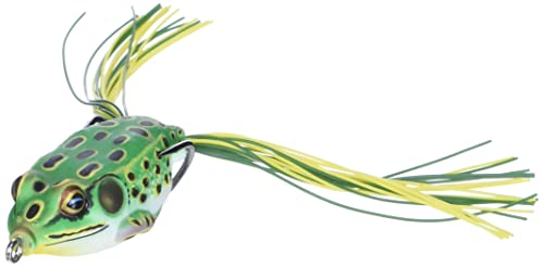 LIVE TARGET Koppers FGH55T512 Schwimmender Frosch, Hohlkörper, 5,7 cm, 1,5 l, Mehlgrün/Gelb von LIVE TARGET