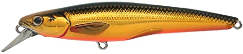 LIVE TARGET Rainbow Smelt Jerkbait Gold/Orange 7,5 cm von LIVE TARGET