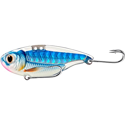 LIVE TARGET Unisex-Erwachsene SNS50SK210 ICT Shad Blade Bait, 5,1 cm, 0,9 l, Glow/Blue, Multi, One Size von LIVE TARGET