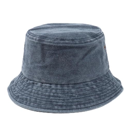 LIWENS Fischerhut Bucket Hat Women's Bucket Hat Large Brim Sun Hat Hat-Blaue Farbe-M(56-58Cm) von LIWENS