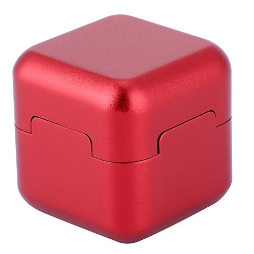LIYJTK Billard-Kreidekoffer, quadratisch, Aluminiumlegierung, Queue-Kreidebox, magnetisch, tragbar, Billard-Kreidehalter, Mini-Queue-Spitzen-Kreidehalter, Pool-Kreide-Tragekoffer für (Red) von LIYJTK
