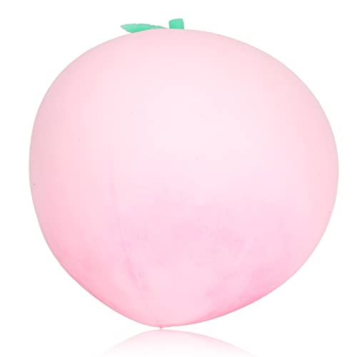 Pfirsich-Quetschball, elastisch, lindert Angstzustände, Frucht-Stressball, Spielzeug für Damen, Herren, Kinder (Roseate) von LIZEALUCKY