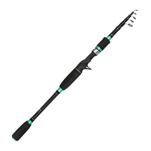 Angelrute 1.8m 2.1m 2.4m 2.7m 3.0m Carbon Teleskop Carbon Angelrute M Power Ultralight Travel Casting Spinnrute(Gun handle-01,1.8 m) von LIZHAYG