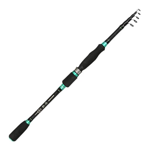 Angelrute 1.8m 2.1m 2.4m 2.7m 3.0m Carbon Teleskop Carbon Angelrute M Power Ultralight Travel Casting Spinnrute(Straight Handle,2.7 m) von LIZHAYG