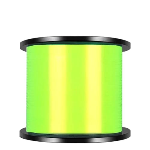 Angelschnur 500M 1000M Unsichtbare Angelschnur Super Starke Monofilament Nylon Linie Material Beschichtet Speckle for Karpfen Pesca(Yellow,3000M 0.185mm-1.2) von LIZHAYG