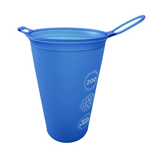 LIbgiubhy 200 Ml Faltbare Sport Tasse Erfrischungsgetränke Tasse Tragbare Tasse Wasserkocher Outdoor Sport Flasche von LIbgiubhy