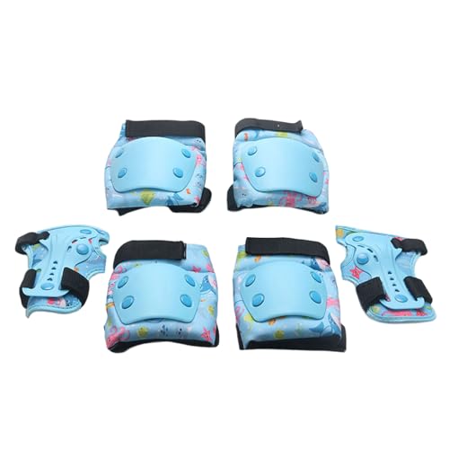 LIbgiubhy 6PCS Kids Outdoor Skating Ausrüstung Set Für Rollschuhn Skating Roller Skateboard Radfahren Mit Skating Knieschutz Ellbogenhandpolster von LIbgiubhy