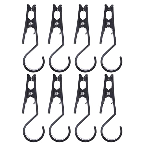 LIbgiubhy 8 Pcs Outdoor Camping Haken Zelt Baldachin Befestigungs Clips Praktische Wäscheklammer String Clips Dusche Vorhang Haken von LIbgiubhy