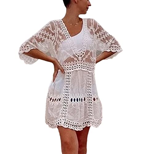 LIbgiubhy Cover Bademode Strandkleid Cover Frauen Badeanzug Cover Up Beachwear Frauen Teenager von LIbgiubhy