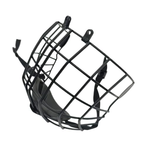 LIbgiubhy Voller Gesichtsschutzkäfig Für Eishockeyhelme Mit Bequemem Kinnbecher Großer Eishockeyhelm Vollgesichtsmaske Käfig von LIbgiubhy