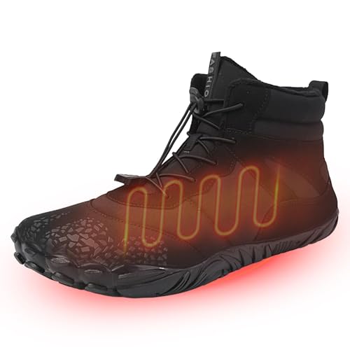LJFIWY Barfußstiefel für Damen – Winterstiefel für Damen, breit, wasserdicht, schnell trocknend, Barfußschuhe, breite Zehenbox, Winter-Sneaker, minimalistisch, Null-Tropf-Sohle, Stiefel, Sneakers LJFIWY Barfußstiefel für Damen – Winterstiefel für Damen, breit, wasserdicht, schnell trocknend, Barfußschuhe, breite Zehenbox, Winter-Sneaker, minimalistisch, Null-Tropf-Sohle, Stiefel, Sneakers von LJFIWY
