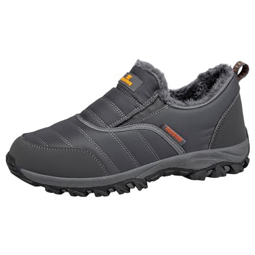 barfußschuhe wasserdicht, orthopädische Schuhe Damen//Barfußschuhe Damen Wasserfest Barfussschuhe Winterstiefel Herren Outdoor Barfuss Schuhe Damen Winter Wasserdicht Unisex Dunkelgrau 44 von LKRSEEF