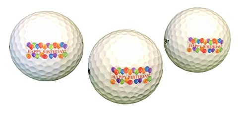 LL-Golf ® 3er Set Geburtstag Golfbälle mit Happy Birthday Motiv in durchsichtiger Geschenkbox/Golf Geburtstagsgeschenk/Golfgeschenk Geschenk Geschenkidee LL-Golf ® 3er Set Geburtstag Golfbälle mit Happy Birthday Motiv in durchsichtiger Geschenkbox/Golf Geburtstagsgeschenk/Golfgeschenk Geschenk Geschenkidee von LL-Golf