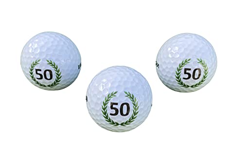 LL-Golf ® 3er Set 50 er Geburtstag Golfbälle mit Happy Birthday Motiv in Geschenkbox/Golf Geburtstagsgeschenk/Golfgeschenk Geschenk Geschenkidee LL-Golf ® 3er Set 50 er Geburtstag Golfbälle mit Happy Birthday Motiv in Geschenkbox/Golf Geburtstagsgeschenk/Golfgeschenk Geschenk Geschenkidee von LL-Golf