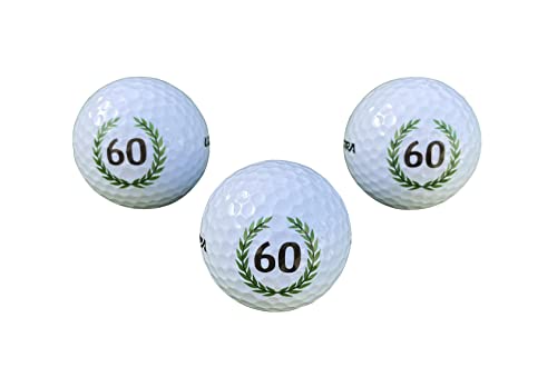 LL-Golf ® 3er Set 60 er Geburtstag Golfbälle mit Happy Birthday Motiv in Geschenkbox/Golf Geburtstagsgeschenk/Golfgeschenk Geschenk Geschenkidee LL-Golf ® 3er Set 60 er Geburtstag Golfbälle mit Happy Birthday Motiv in Geschenkbox/Golf Geburtstagsgeschenk/Golfgeschenk Geschenk Geschenkidee von LL-Golf