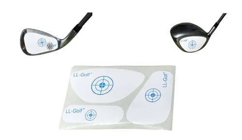 LL-Golf ® 90er Set Golf Impact Tapes/Label mit je 30 Driver/Holz, Eisen/Wedges und schmale Holz/Hybrid Tapes/Golfschläger Schlagfläche Impact Aufkleber/Etiketten RH LL-Golf ® 90er Set Golf Impact Tapes/Label mit je 30 Driver/Holz, Eisen/Wedges und schmale Holz/Hybrid Tapes/Golfschläger Schlagfläche Impact Aufkleber/Etiketten RH von LL-Golf