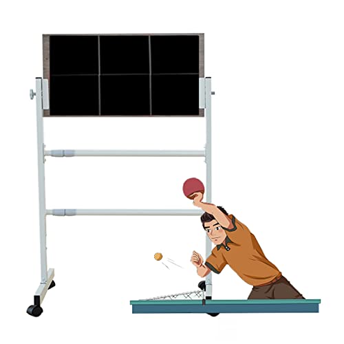 LLAA Tischtennis Rebound Tafel Drinnen Draußen Ping-Pong-Tisch-Rebound-Board, Freistehend Tischtennis Return Board Rebounder, Selbsttrainingsgeräte von LLAA