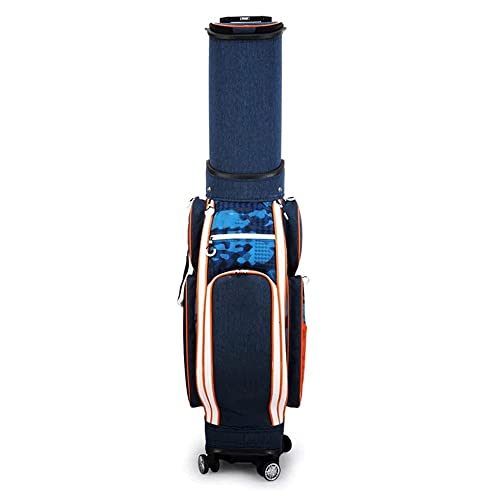 Einziehbare Golf-Standtasche, tragbare Golftaschen-Trennwand und Doppelgurte, wasserdichte, verschleißfeste, strapazierfähige Golftasche aus strapazierfähigem Stoff für Damen und Herren von LLMTYO