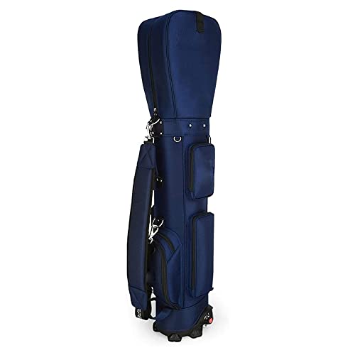 Golf-Cart-Tasche, 14 Trennwände, oberer Schläger-Organizer, leicht, mit Kühltasche, Staubschutz und Rucksackgurt (blau) von LLMTYO