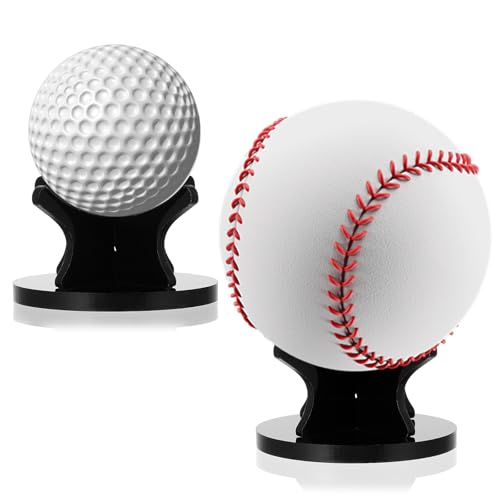 LLOUSSAK Acryl Kleiner Ballst?nder Halter Sport Ball Display Rack Baseball Display St?nder mit rutschfesten Gummipads für Baseball Golf Softball Tennisball Kugeln LLOUSSAK Acryl Kleiner Ballst?nder Halter Sport Ball Display Rack Baseball Display St?nder mit rutschfesten Gummipads für Baseball Golf Softball Tennisball Kugeln von LLOUSSAK