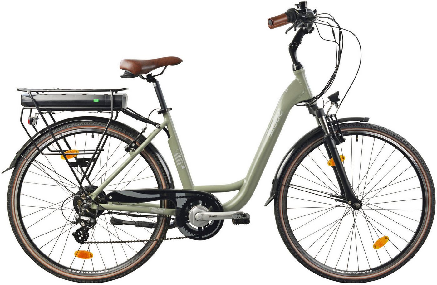 LLobe E-Bike Cityrad City E-Bike 28" County grün, Shimano Altus Schaltwerk, Kettenschaltung, Heckmotor, 468 Wh LLobe E-Bike Cityrad City E-Bike 28" County grün, Shimano Altus Schaltwerk, Kettenschaltung, Heckmotor, 468 Wh von LLobe