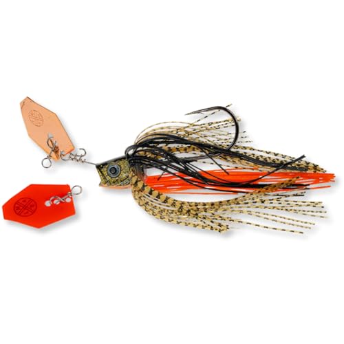 LMAB Chatterbait Multi Vibe 2.0 - Hakengröße 1/0 & 5/0 - Kunstköder zum Raubfischangeln, Chatterbait Hecht, Hecht Köder, Barsch Köder, Angelköder Hecht, Chatterbaits (Golden Roach, 1/0-10 Gramm) von LMAB