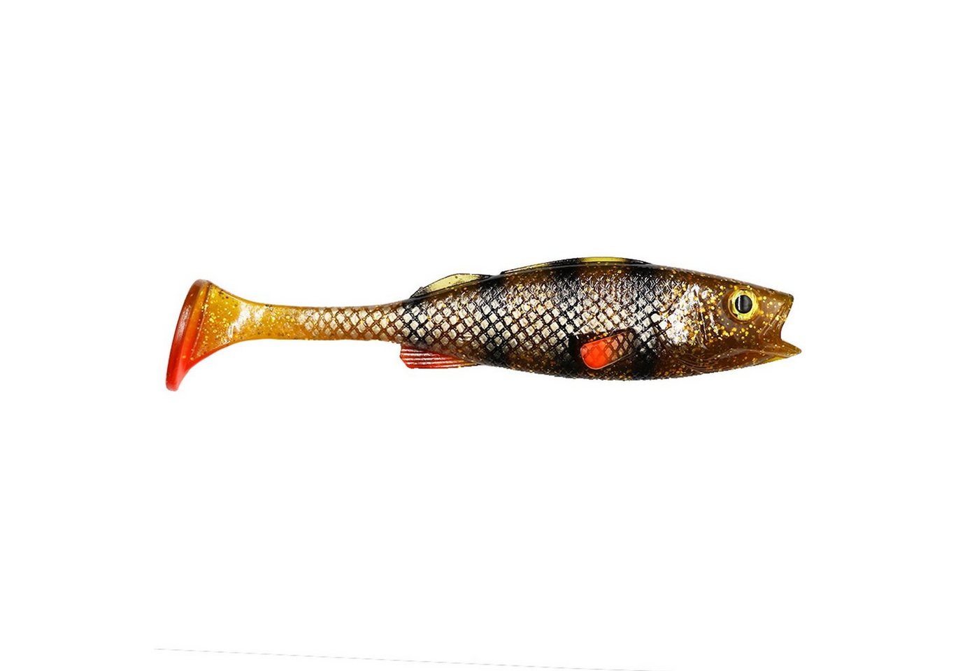 LMAB Kunstköder, LMAB Köfi Perch Shad 18cm Motoroil Perch Big Bait Gummifisch von LMAB