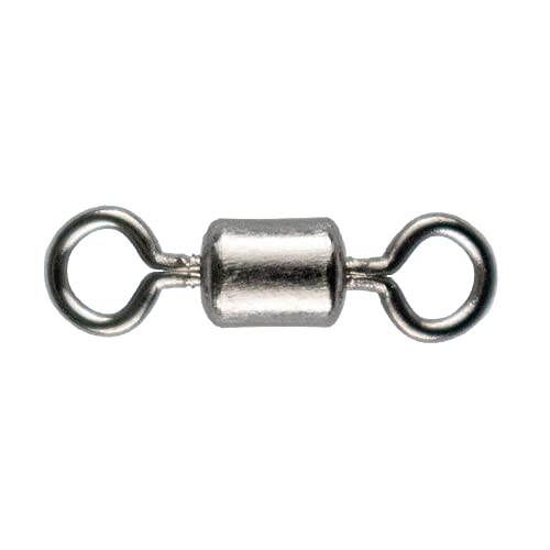 LMAB Wirbel zum Angeln, Tönnchenwirbel Swivel, extra stark, Karabiner Set, 5 Größen zum Raubfischangeln auf Hecht, Zander & Barsch, Größe S | 26 kg LMAB Wirbel zum Angeln, Tönnchenwirbel Swivel, extra stark, Karabiner Set, 5 Größen zum Raubfischangeln auf Hecht, Zander & Barsch, Größe S | 26 kg von LMAB