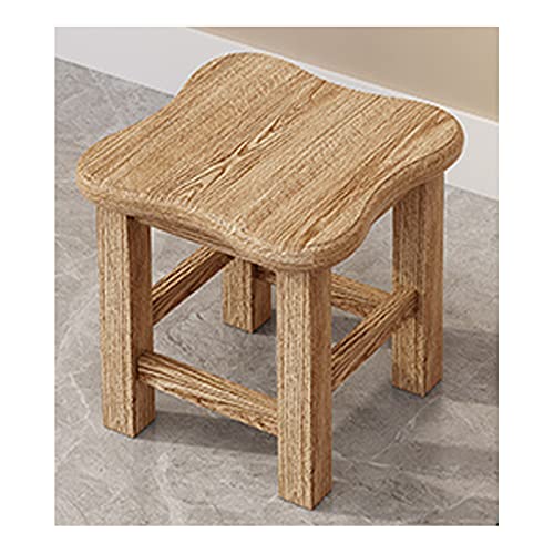 LMHAUSS Multifunktions-Fußhocker, Kleiner Holzhocker, 15/30 cm Höhe – gepolsterter Sitz-Beistelltisch für Wohnzimmer – Tritthocker zum Sitzen – dekorativer Fußhocker Vigorous von LMHAUSS