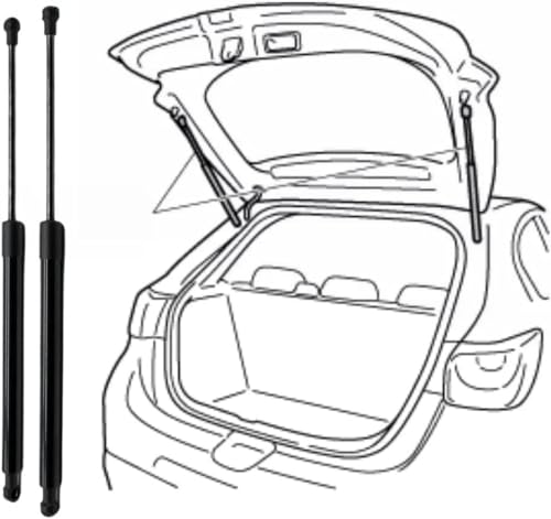 LMMPP Stützstange für den Kofferraum der Heckklappe des Autos für Chrysler 300 Sedan 2011-2017(OEM:5152205AA)-28.8cm Stoßdämpfende Gasfeder-Stützstange von LMMPP