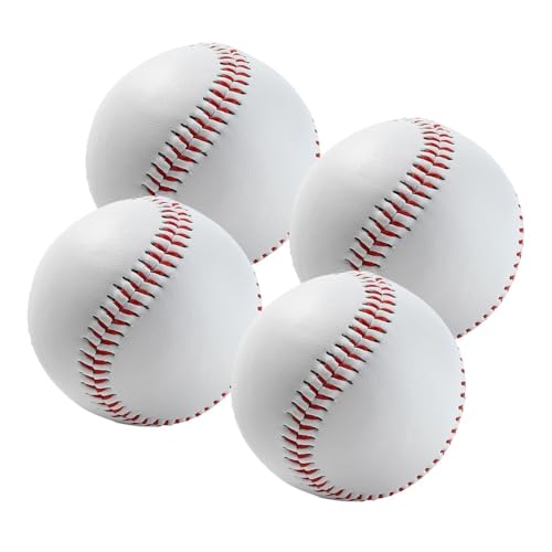 4 Stück baseball ball,Handgenäht Baseballs,Soft Baseballs,9 Inch Baseballs,PU Soft Basebälle, Baseball bälle Softball,Training Baseball,für Erwachsene und Jugendliche, professionelle Baseballspiele 4 Stück baseball ball,Handgenäht Baseballs,Soft Baseballs,9 Inch Baseballs,PU Soft Basebälle, Baseball bälle Softball,Training Baseball,für Erwachsene und Jugendliche, professionelle Baseballspiele von LNGJIN