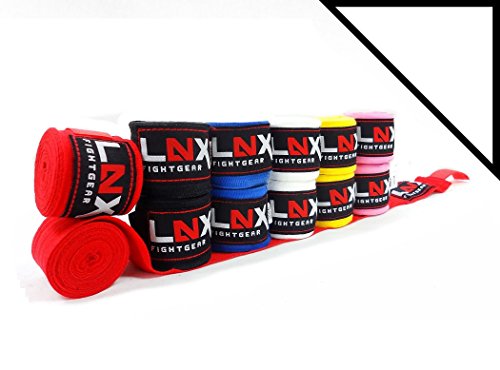 LNX Bandagen/Boxbandagen - 4,5 Meter - versch. Farben Weiss von LNX