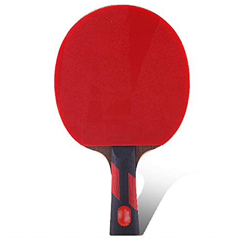 LOANDSDE ping-Pong schläger Ping-Pong-Paddel Seven Star Single Shot, geeignet for Anfänger, Profis und Amateure, Tischtennis-Paddel-Set for drinnen oder draußen(Straight Shot) von LOANDSDE