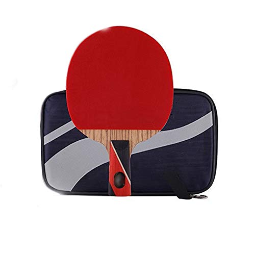 LOANDSDE ping-Pong schläger Professioneller Offensiv-Tischtennisschläger, Einzelschlag, geeignet for Anfänger, Profis und Amateure, Tischtennis-Paddel-Set(Horizontal Shot) von LOANDSDE