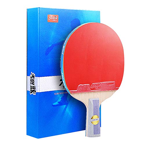 LOANDSDE ping-Pong schläger Professioneller Tischtennisschläger, Tischtennisschläger for Wettkämpfe, bequemer Griff – inklusive Schlägertasche/wie abgebildet/Langer Griff(Short Handle) von LOANDSDE