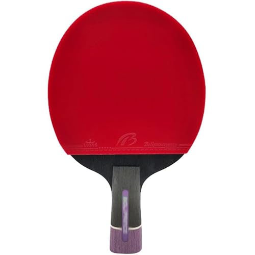 LOANDSDE ping-Pong schläger Tischtennisschläger, professioneller Tischtennisschläger mit 7-lagiger Platte aus reinem Holz, Tischtennisschläger for Anfänger(Short Handle) von LOANDSDE