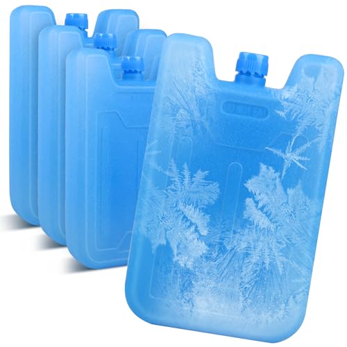 LOBVABA 4 Stück Kühlakkus für Kühltasche,Kleine Kühltasche,Kühlelement,Kühlpads,Lange Kühlung für Kühlbox,Getränke Kalt zu Halten,560ML LOBVABA 4 Stück Kühlakkus für Kühltasche,Kleine Kühltasche,Kühlelement,Kühlpads,Lange Kühlung für Kühlbox,Getränke Kalt zu Halten,560ML von LOBVABA